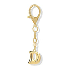 Bubble Initial Letter - Bag Charm