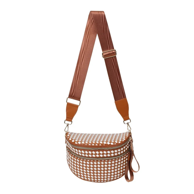 GoFree - Woven Leather Bum Bag