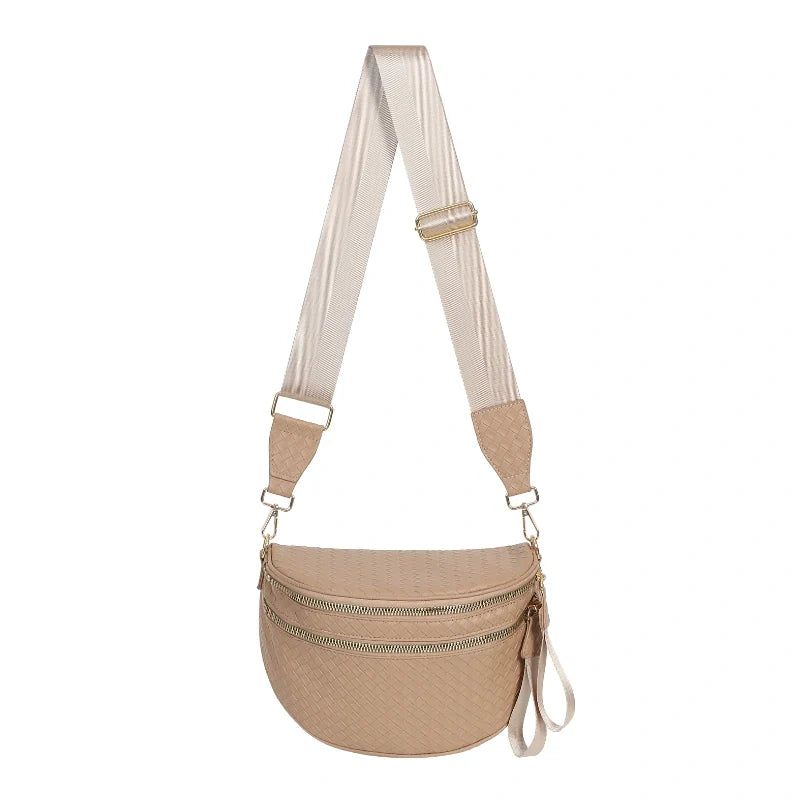 GoFree - Woven Leather Bum Bag