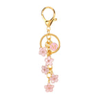 Daisy Flower Initial Letter - Bag Charm (Pink)