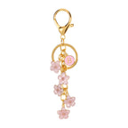 Daisy Flower Initial Letter - Bag Charm (Pink)