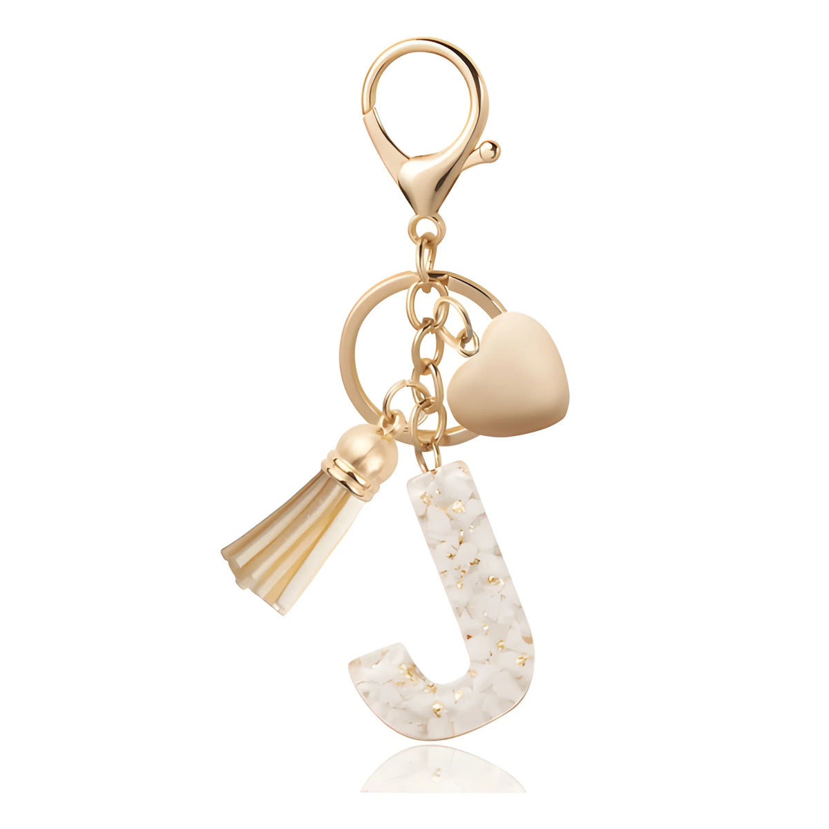 Golden Initial - Bag Charm