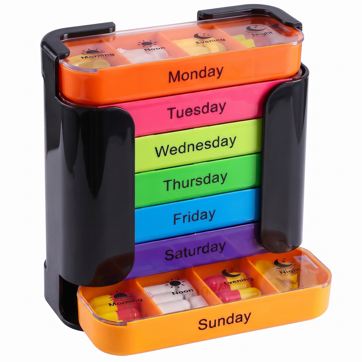 Stacky – The Slide-Out Pill Organizer