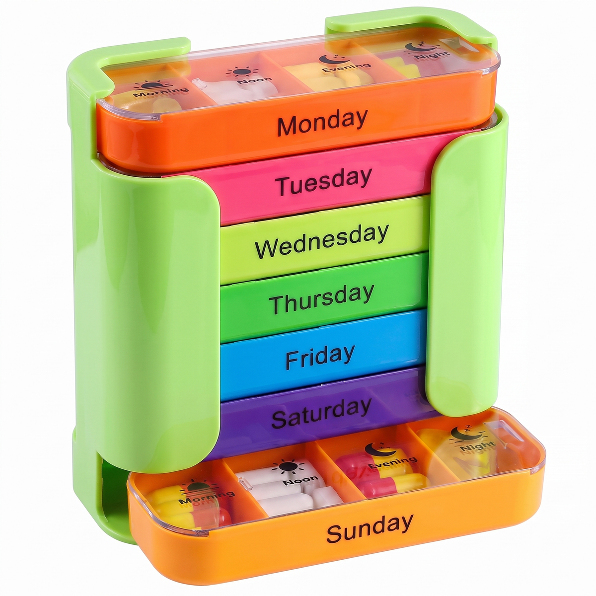 Stacky – The Slide-Out Pill Organizer