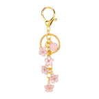 Daisy Flower Initial Letter - Bag Charm (Pink)
