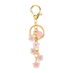 Daisy Flower Initial Letter - Bag Charm (Pink)